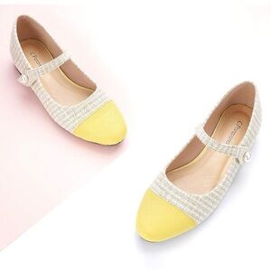 NEW C. Paravano Boucle Mary Janes